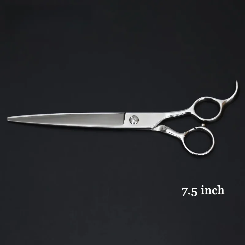 Professional 7.5 Inch Wide Blade Pet Grooming Scissors Stainless Steel Dog Scissors Japan 440C Dog Grooming
