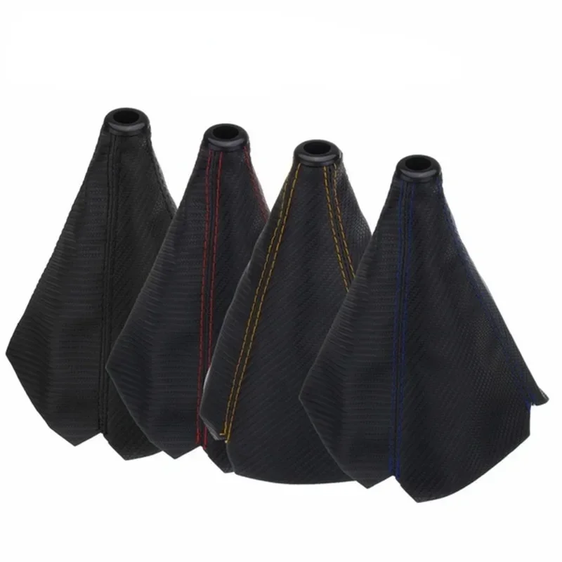 16 مللي متر بولي Leather الجلود سيارة والعتاد التحول الياقات دليل عصا شيفتر المقبض غطاء لشركة هيونداي i10 i30 i20 سوناتا أكسنت توكسون إلنترا