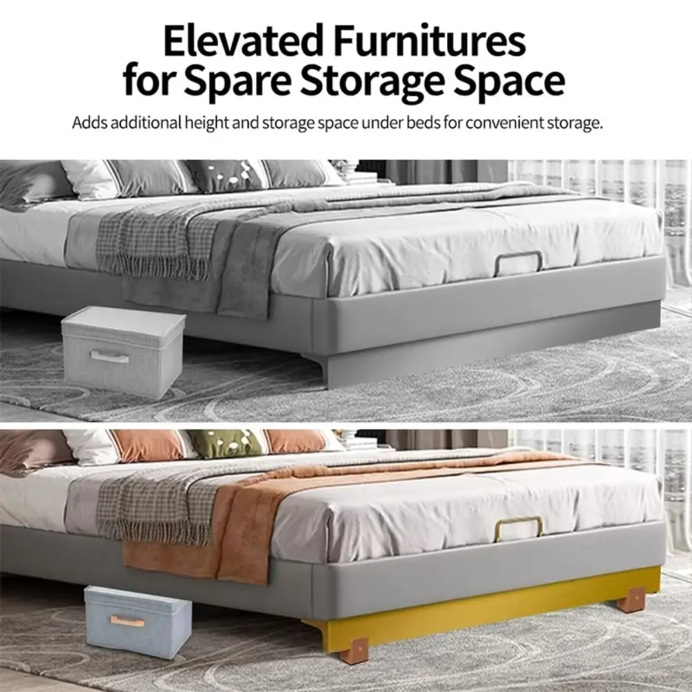 

Splint-type Chair Feet Riser Screw Clamp Height-increasing Bed Leg Mat Stable Moisture-proof Base Furniture Heightening Leg Pad