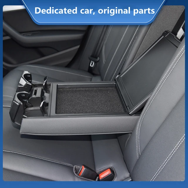 For 17 21 Audi A4 B9 Modified High end Rear Middle Seat Leather Original Armrest Box Cup Holder Sundries Box Seat Supports AliExpress