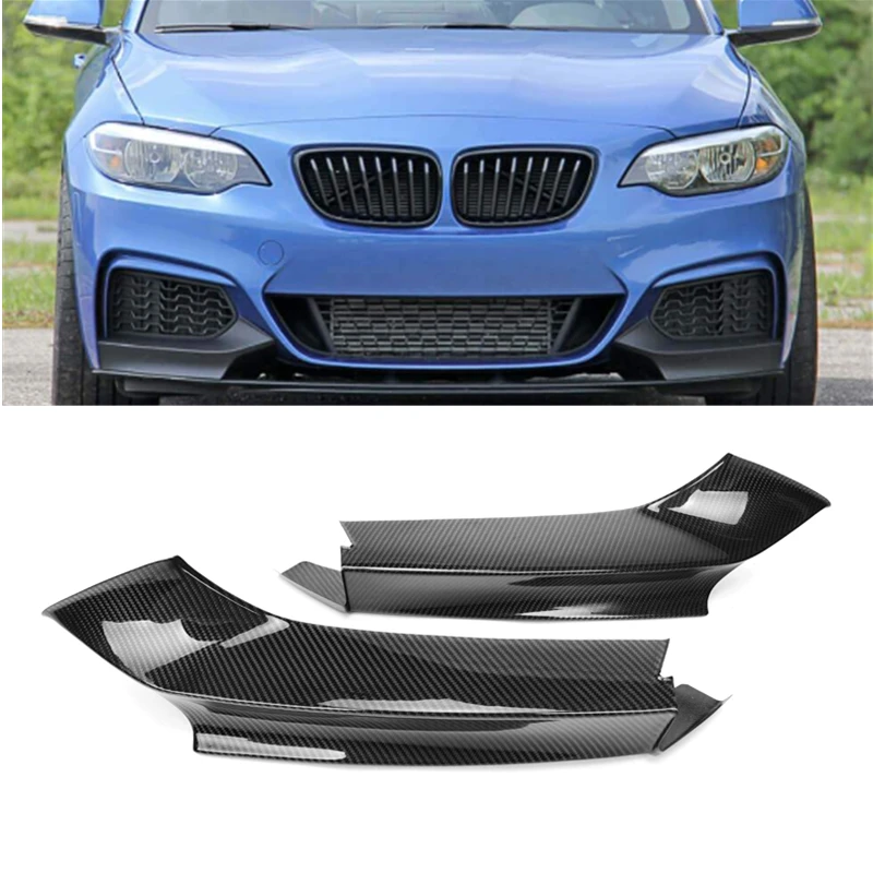 F22 MP Style Dry Carbon Fiber Front bumper splitter For BMW 2 Series F22 M235i 2014 2015 2016 2017 2018 F22 M235i front Splitter