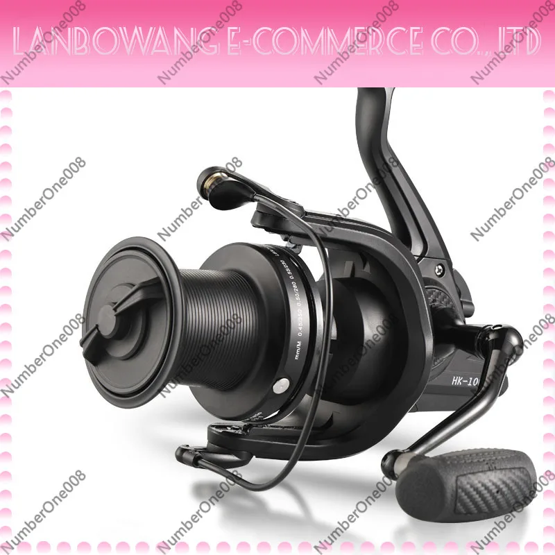 HK Quick Brake Long Cast Spinning Reel Metal Oblique Port Stainless Spindle CNC Screw Arm Rock Fishing Wheel