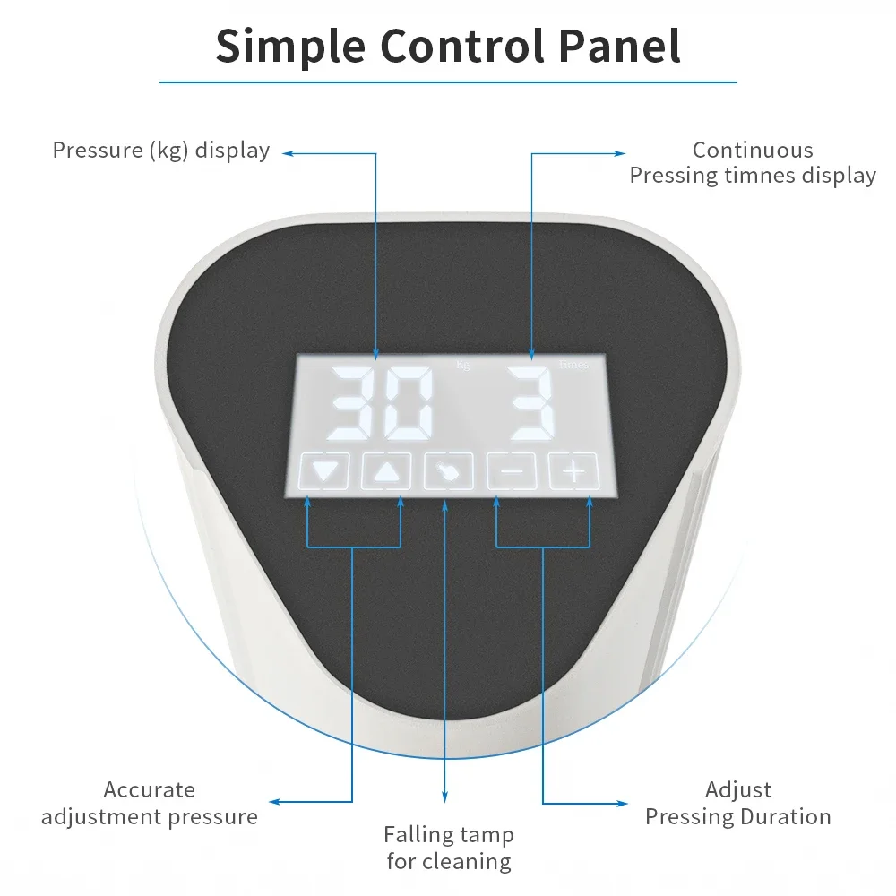 مكبس مسطح آلي كهربائي لمسحوق الفول ، عبث قهوة للإسبريسو ، أداة تجارية ، 58 صولجان