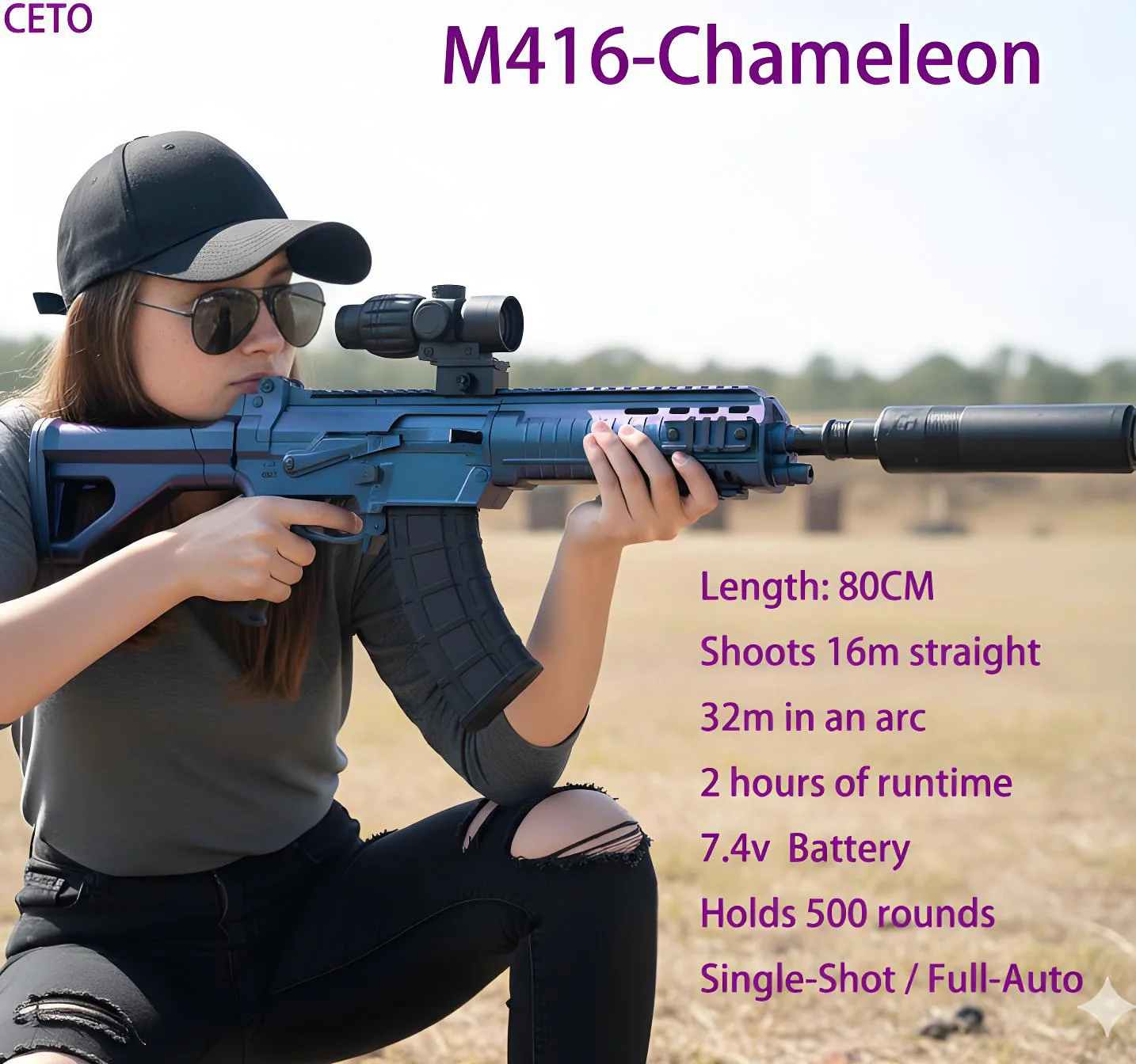 BESTSELLING M416 GEL BLASTERS AUTO ELECTRIC GEL PISTOLE SPIELZEUG ULTIMATE GESCHENK FÜR ERWACHSENE OUTDOOR WARSPIEL UND FÜR JAHRE