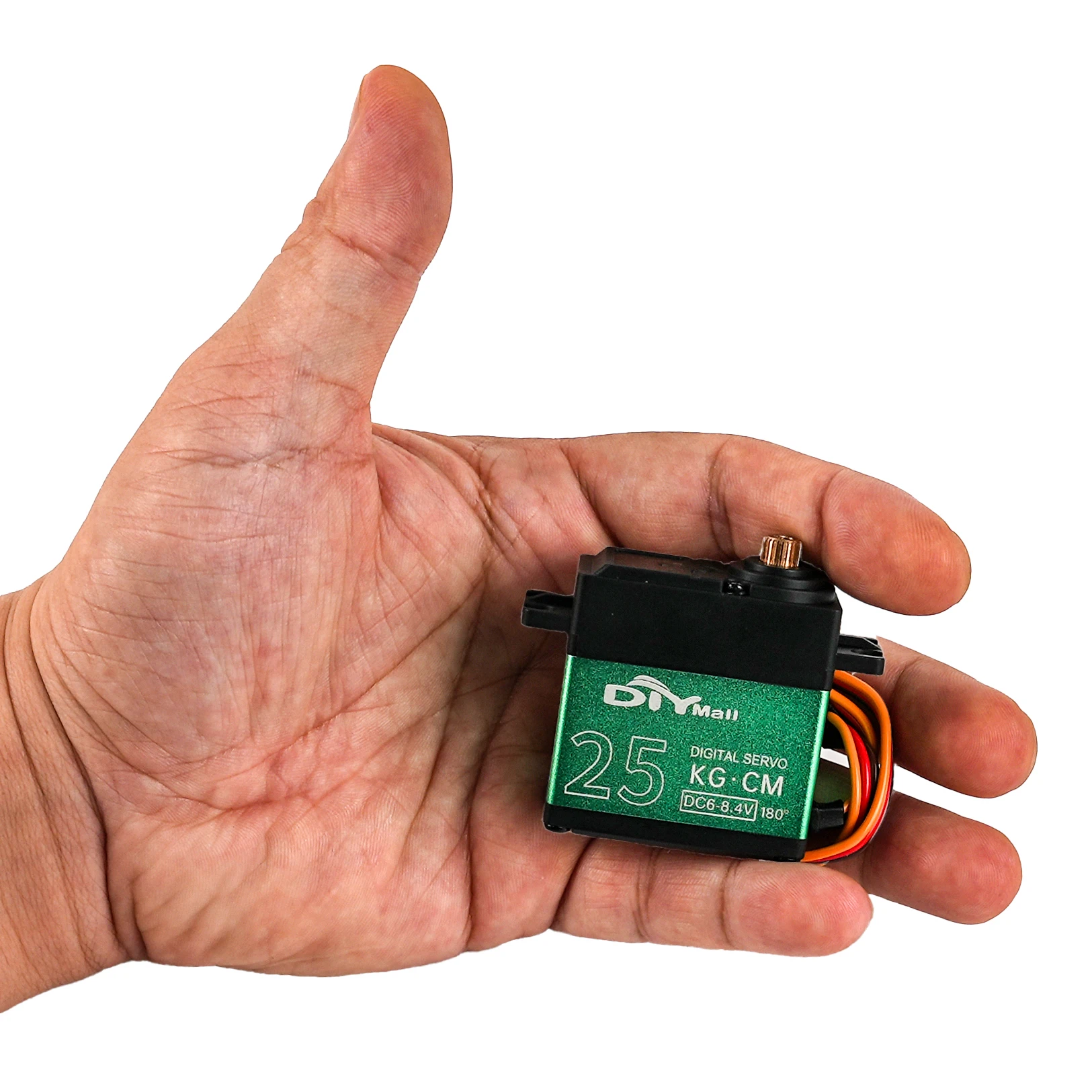 Servomoteur numérique à balais de carbone, 25KG, 8.4V, couple élevé, 180/270/360 degrés, RC, pièces de bricolage pour Robot, voiture, avion, TD-8825MG