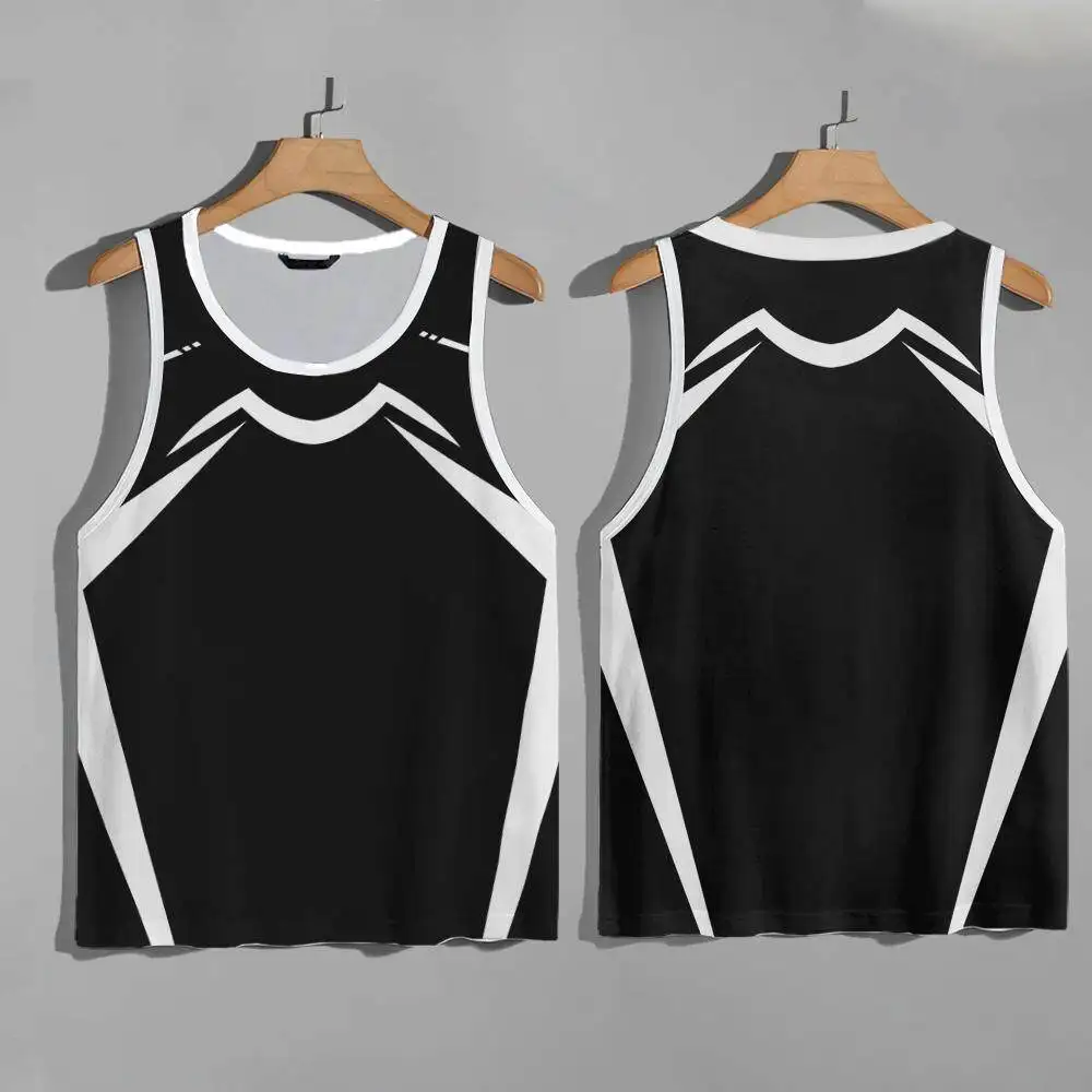

Fashion Quick Dry Breathable Male Vest Summer Casual Sleeveless Shirt Outdoor Fitness Sports Loose Tees Gym T-shirt Man Tank Top