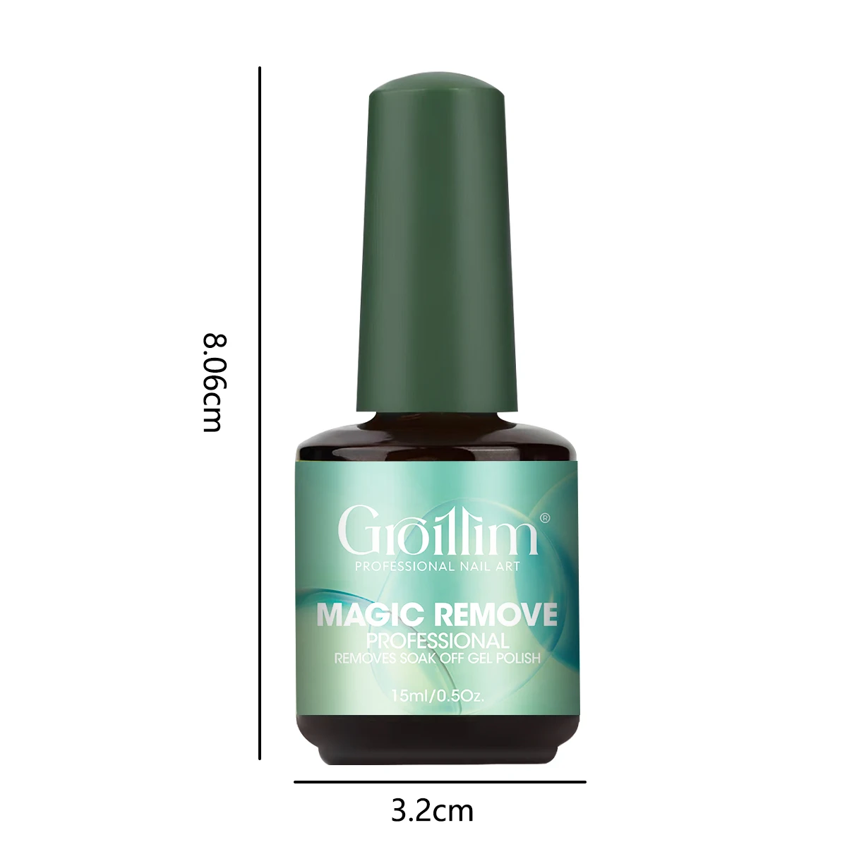 عبوة واحدة من مزيل طلاء الأظافر، 15 مل لكل أنبوب، سريع وسهل، خالي من العطور، خالي من الكحول، يزيل طلاء الأظافر بسرعة. #3