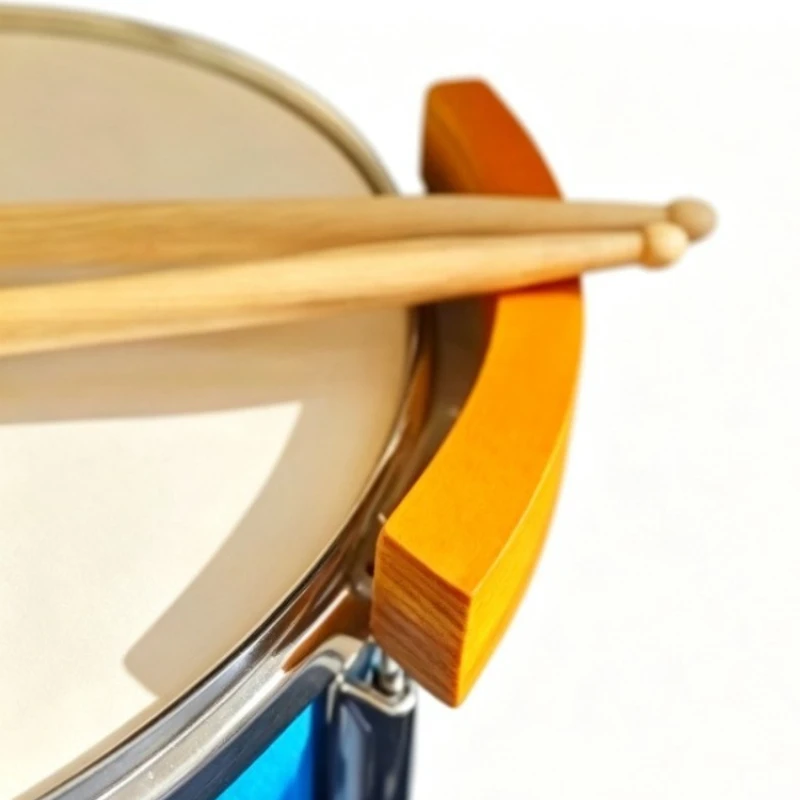 Snare Drum Rim Click Block Maple Wood Drum Set Rim Clicker Snare Drum Edge Knocking Device Percussion Instruments Accessories