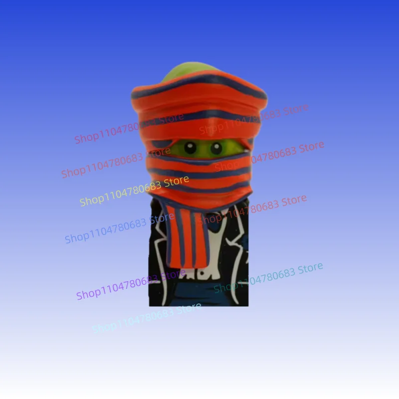 

MOC Building Blocks: Headscarf MiniFigure Assembly Model, Display Piece, Anime TV Character, Holiday Toy, Gift, Collectible