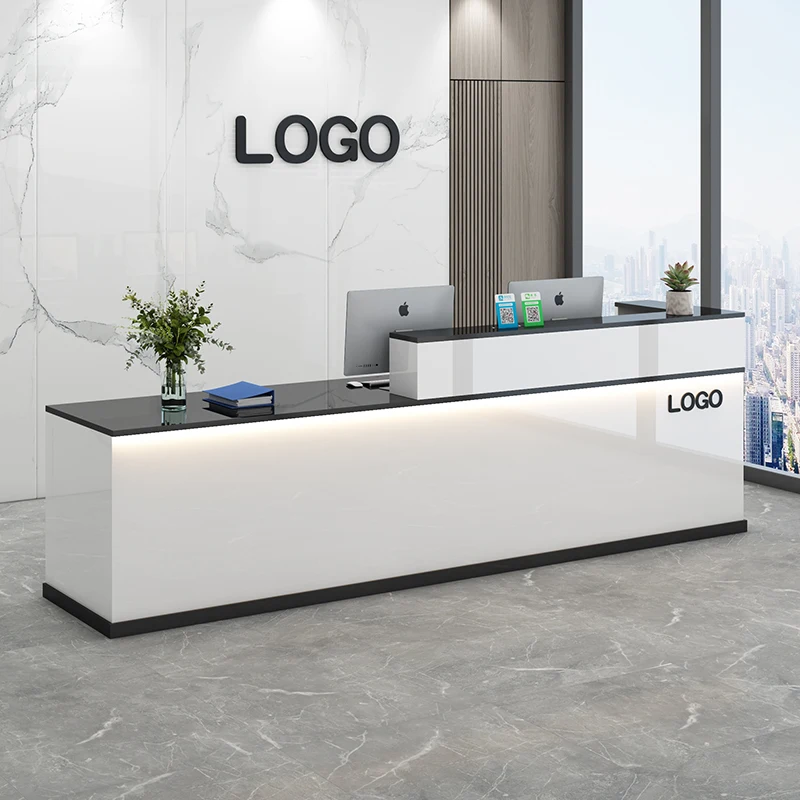 

Counter Beauty Reception Desk Modern Cashier Luxury Outdoor Clinic Reception Desk Executive Mostrador Oficina Furniture HDH