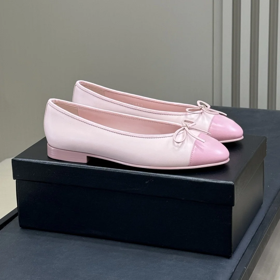 Zapatos de Senderismo de Lujo para Mujer, Zapatos de Tacón Bajo, Casuales, con Detalle de Lazo, Materiales para Exteriores, Piel de Oveja, Minimalistas, Versátiles, Zapatos de Baile