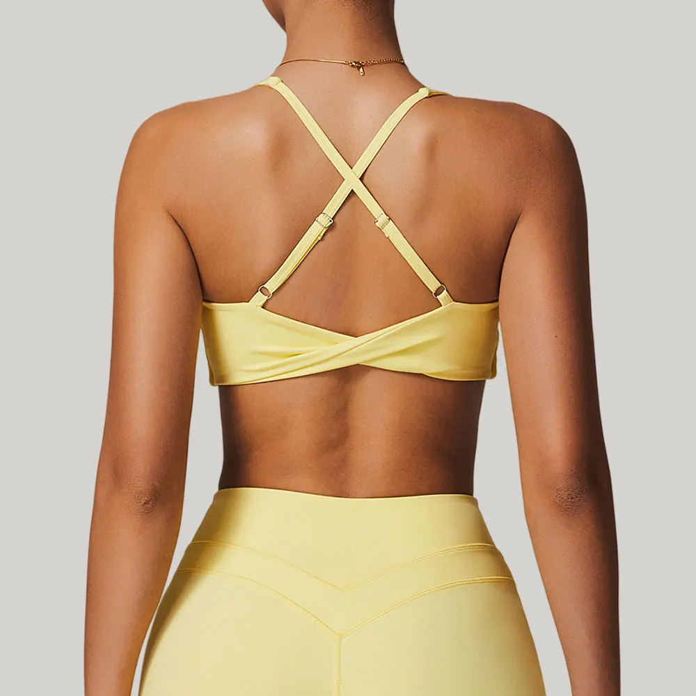 Women's Sports Halter Bra Sexy Backless Tops Push Up Fitness Bra Yoga Gym Workout Underwear Fitness Crop Top Sports Breathable
