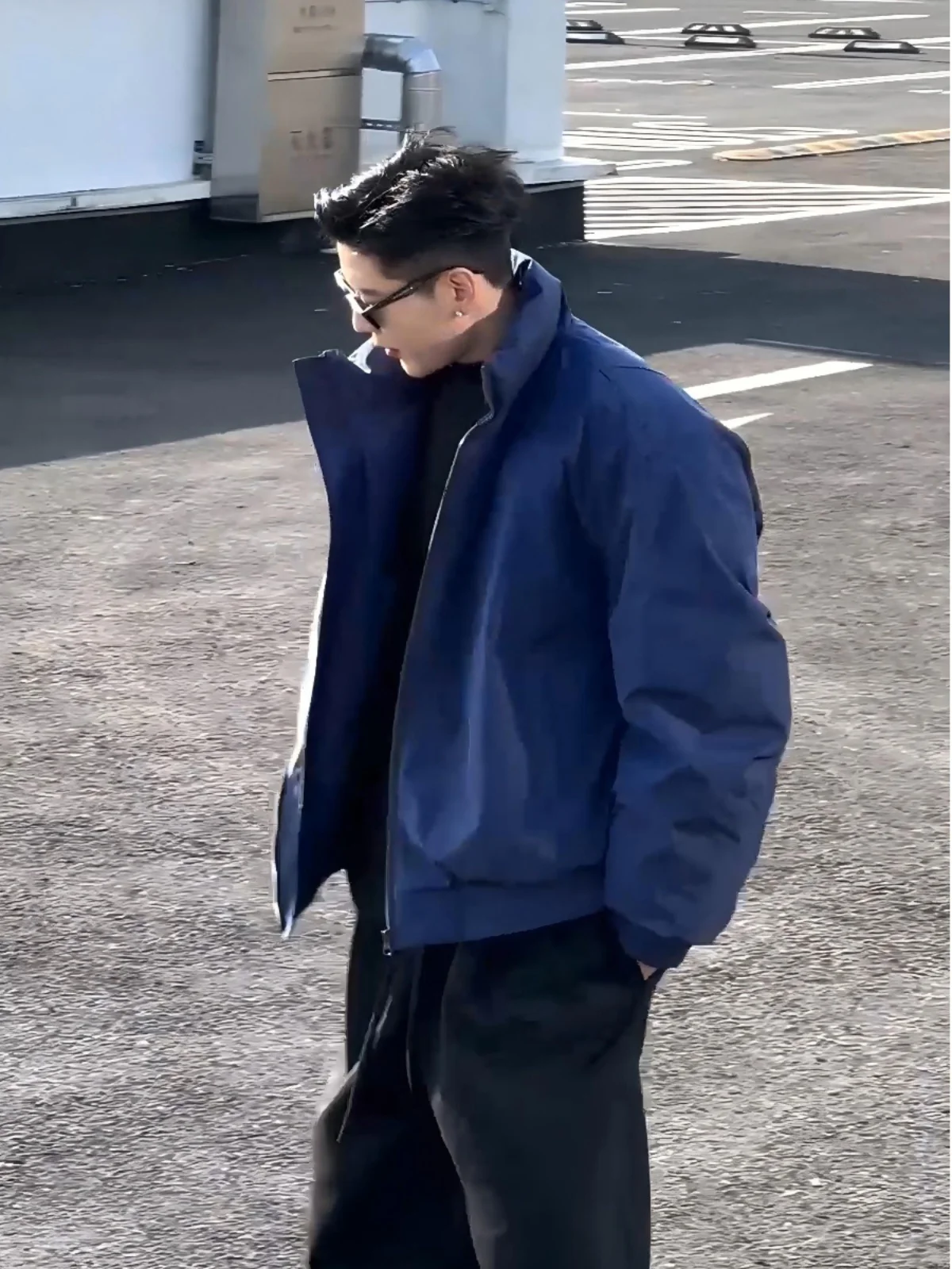 

Мужская зимняя куртка Cleanfit k Blue Cotton, модная молодежная верхняя одежда, с воротником-стойкой, нелиняющая, в американском стиле casual...