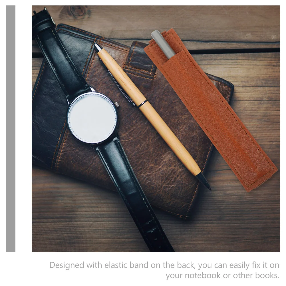 

4pcs Storage Pouch For Capacitive Stylus Elastic Band Notebook Pen Holder Sleeve Pencil Organizer Case Journal Pen Pouch