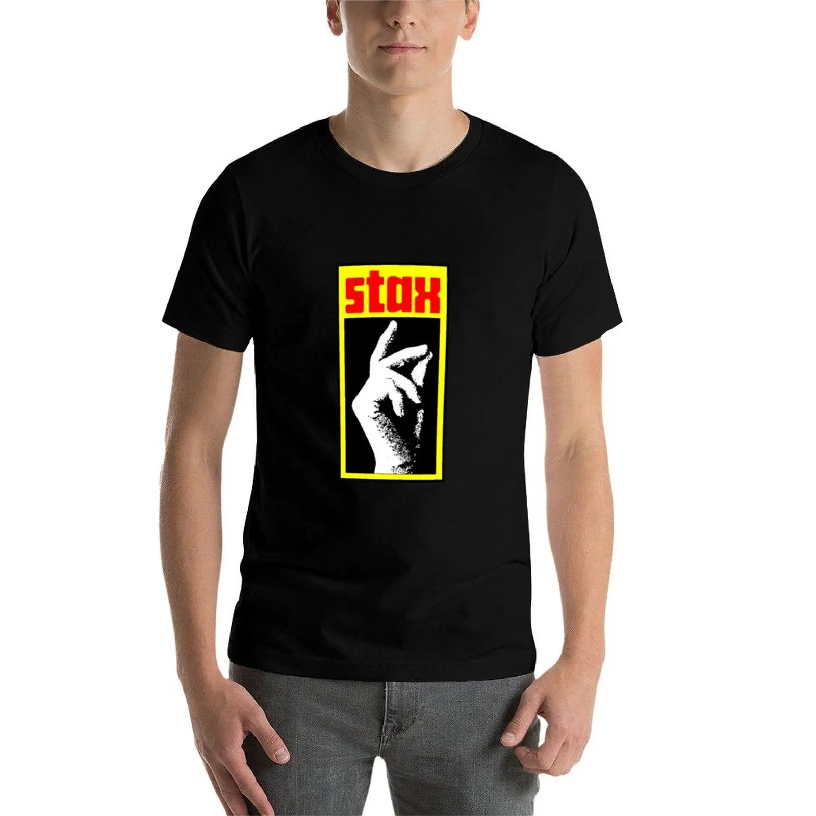 Stax T-Shirt man t shirt cotton t shirt men 100% cotton luxury brand T-Shirt