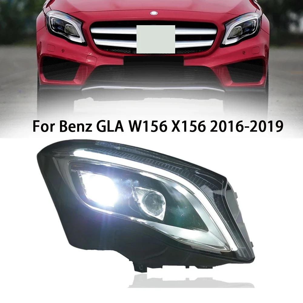 

Автомобильный фонарь для Mercedes Benz X156 GLA, 2015-2019 GLA180 GLA200, светодиодный фонарь, последовательный указатель поворота, автозапчасти