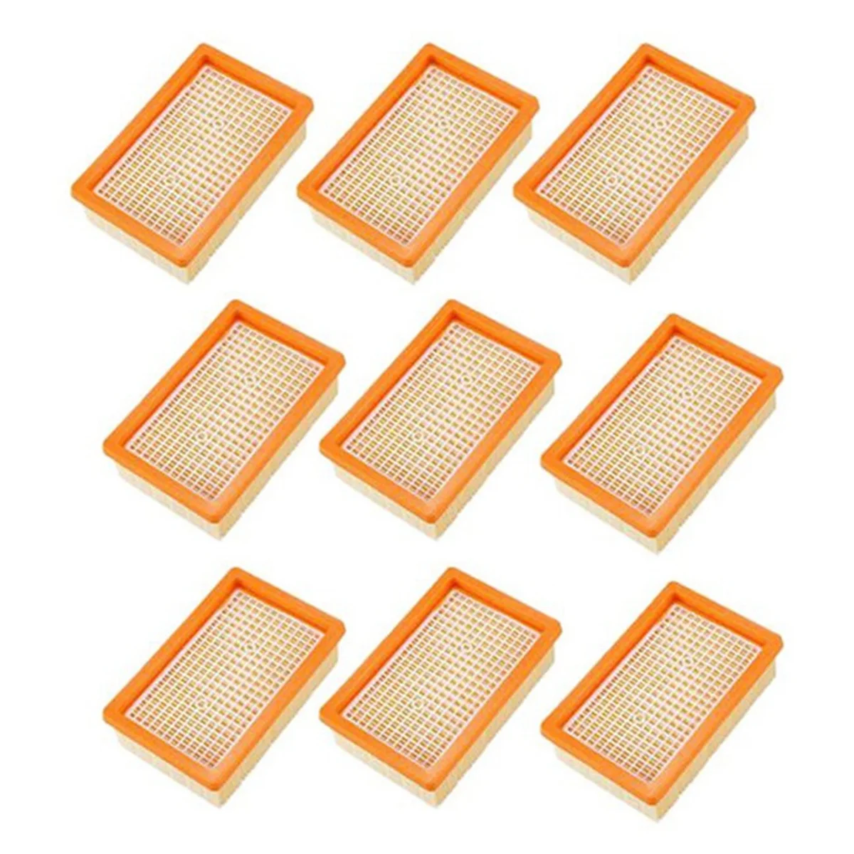 

AUU-9Pcs HEPA Filter for MV4 MV5 MV6 WD4 WD5 WD6 Wet&Dry Vacuum Cleaner Replacement Parts 2.863-005.0