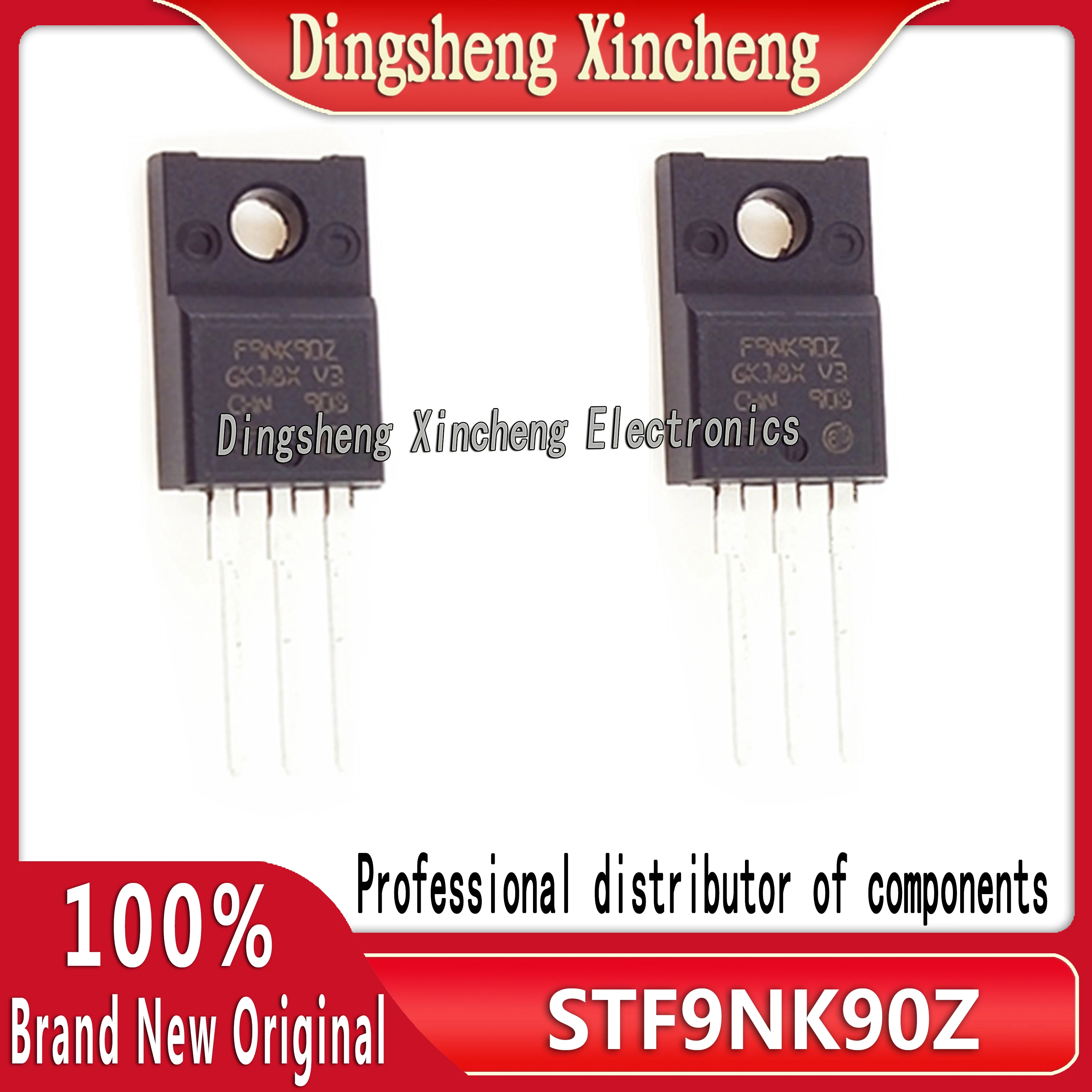 STF9NK90Z original TO-220F 9A 900V, novo