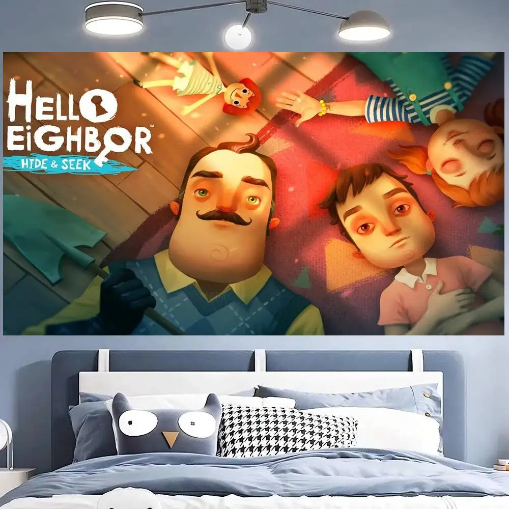 Fondos Fotográficos para el Juego HELLO N-NEIGHBOR, Papel Tapiz para Fotos, Productos Impermeables para Estudio, Accesorios Fotográficos