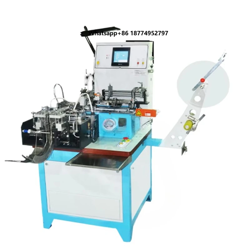 Automatic Garment Care Label Cutting and Folding Machine Cloth Woven ...
