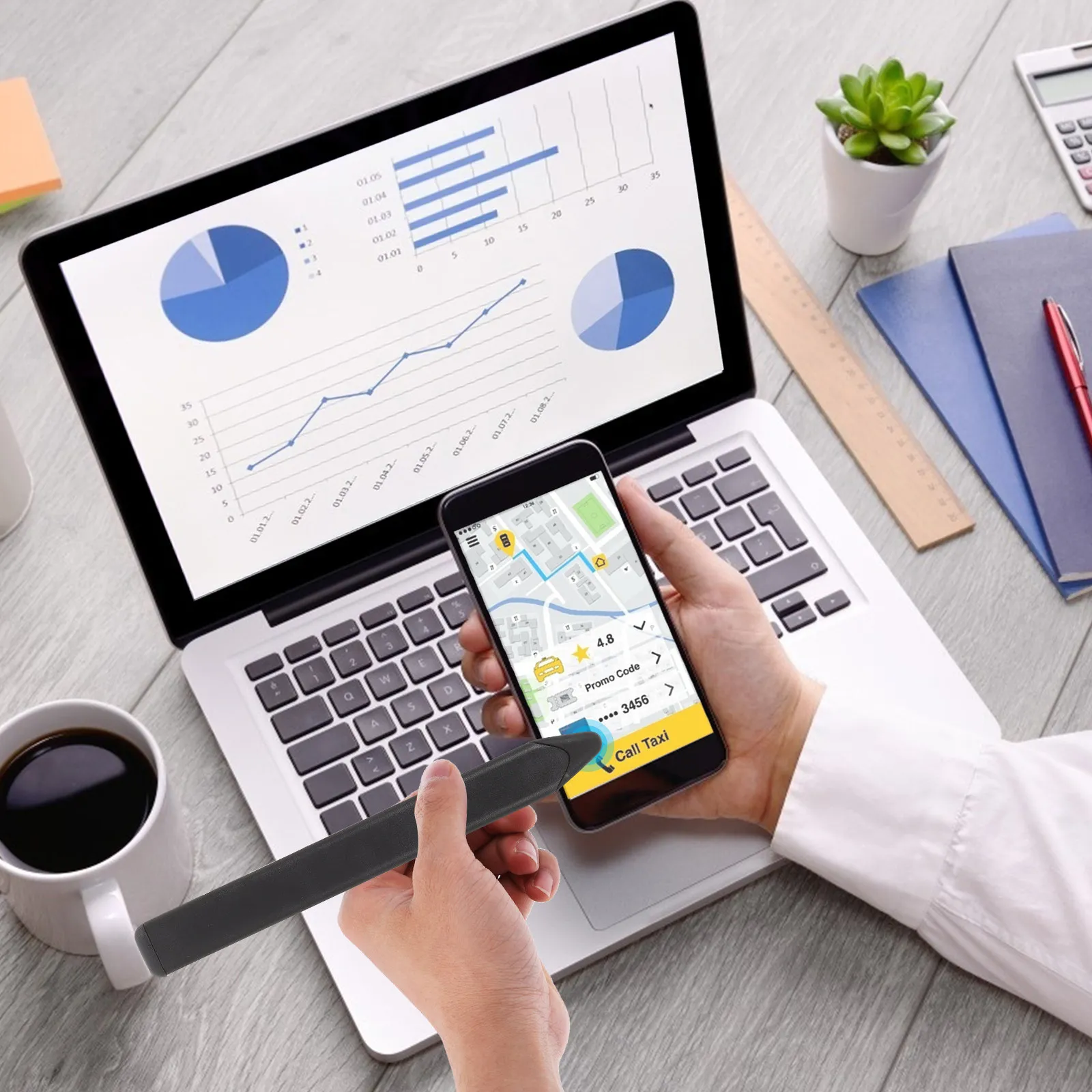 

Стилус с плоским дизайном и мягким нейлоновым наконечником, двусторонний, магнитный, для сенсорных экранов планшетов и смартфонов