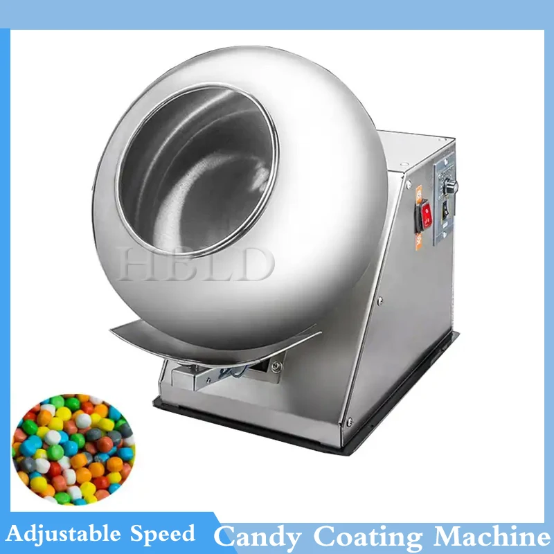 Small Almond Chocolate Coating Machine Household Candy Powder Shaker Seasoning Machine