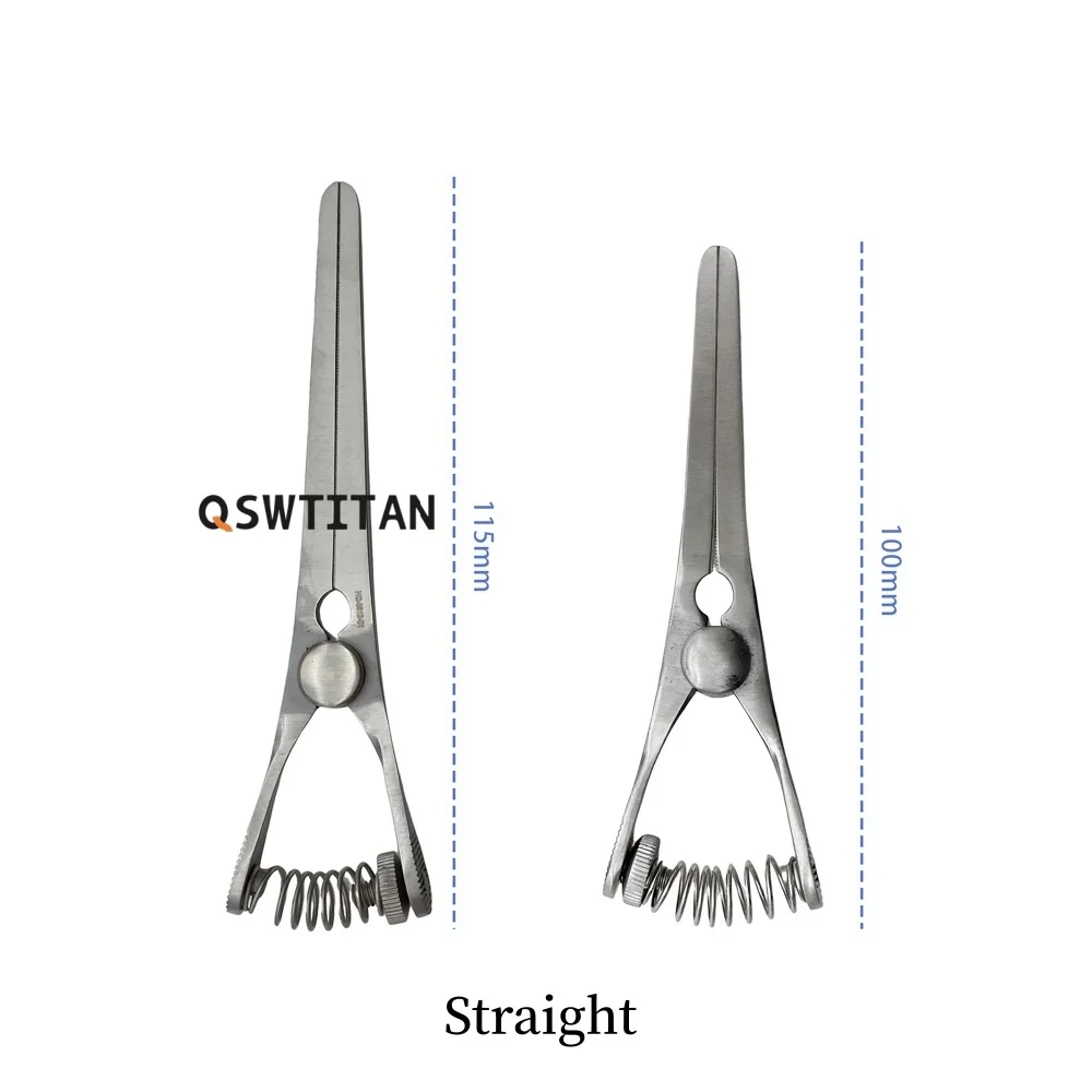 스테인리스 스틸 동맥-정맥 혈관 클립 임시 정맥 폐쇄 지혈기 (교차 지혈용)