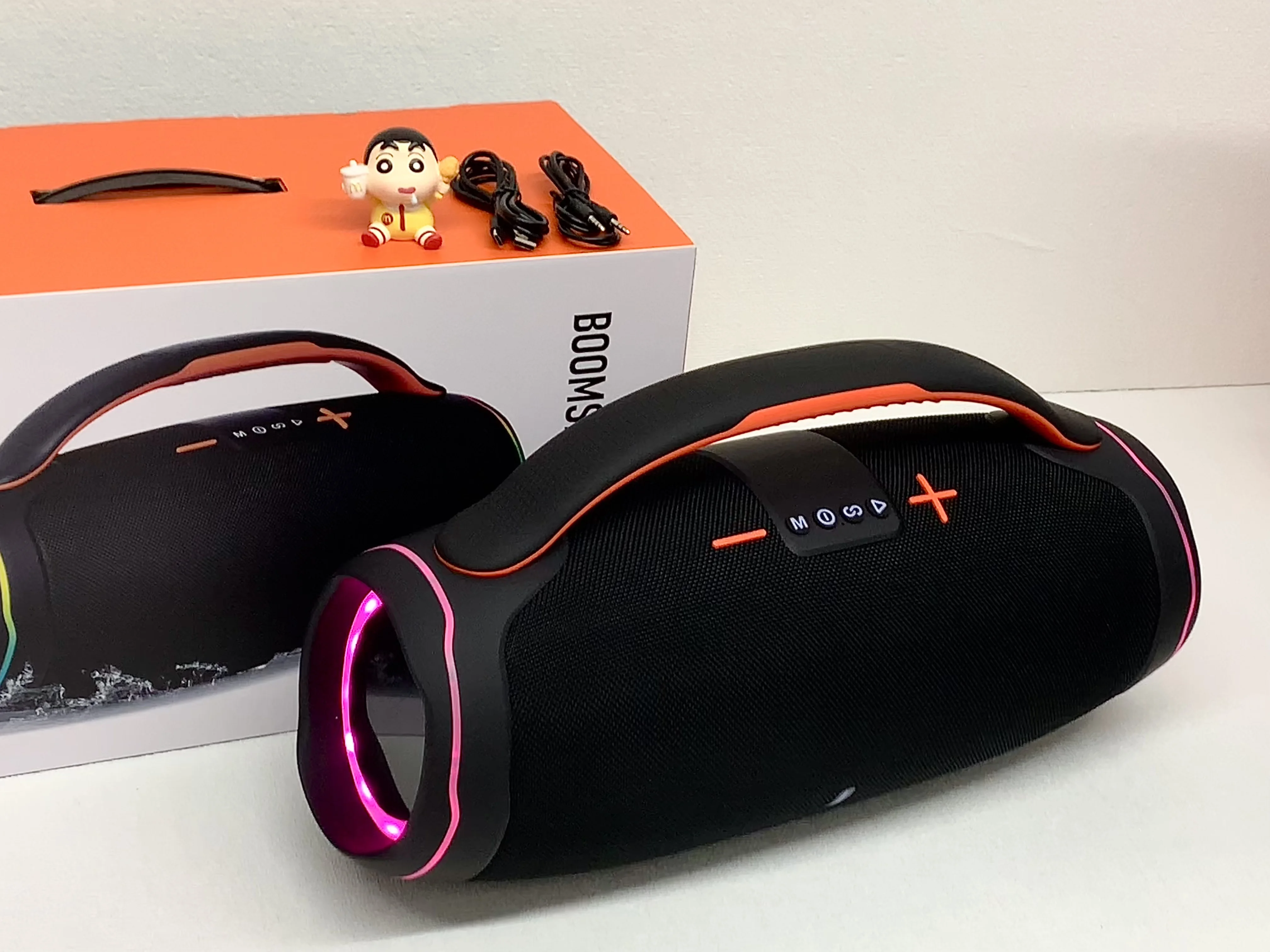 4th Gen BOOMSBOX4 Wireless for Speaker-Large Portable with RGB Colorful Lights 10,000mAh Battery 50-100W Output