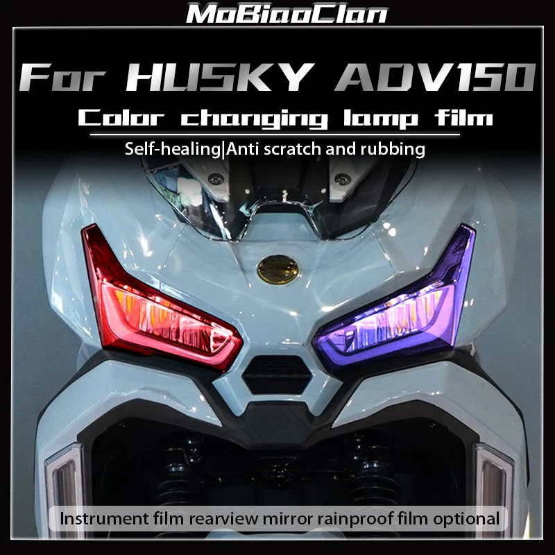 For SYM HUSKY ADV150 Lamp Transparent Protective Film  Motorcycle Accessories Headlight And Taillight Speedometer Stickers ﻿