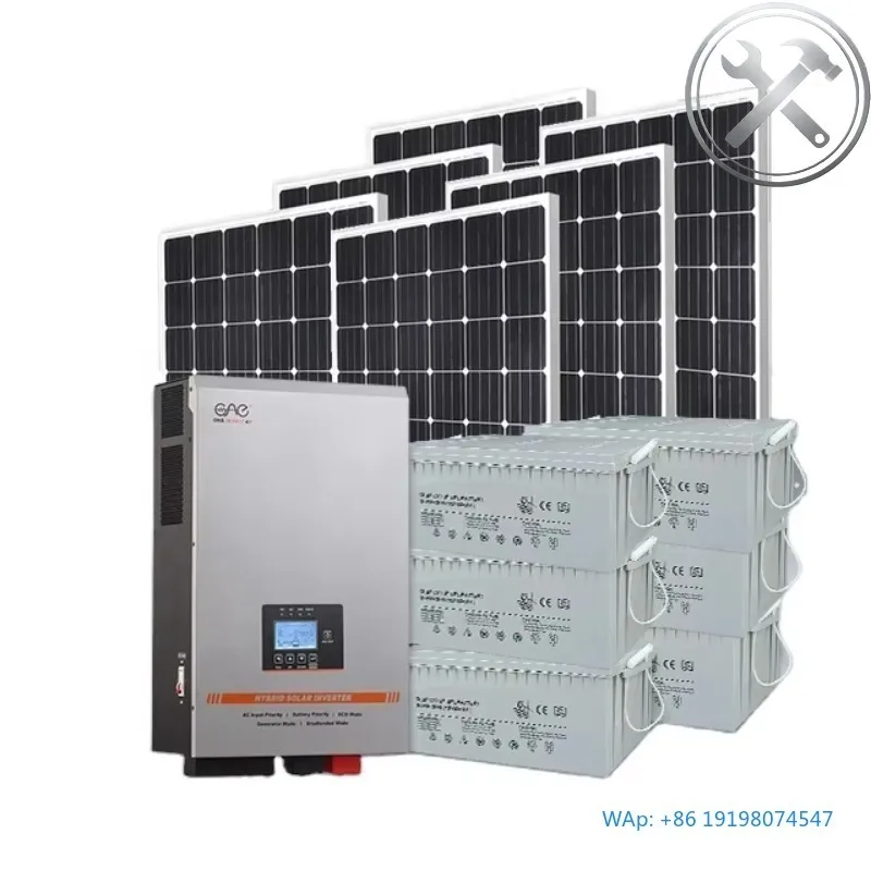 

3KW 5KW Complete Home Solar Kit Hybrid Solar Inverter Built-in Controller Lithium/Gel Battery Mono Solar Panels