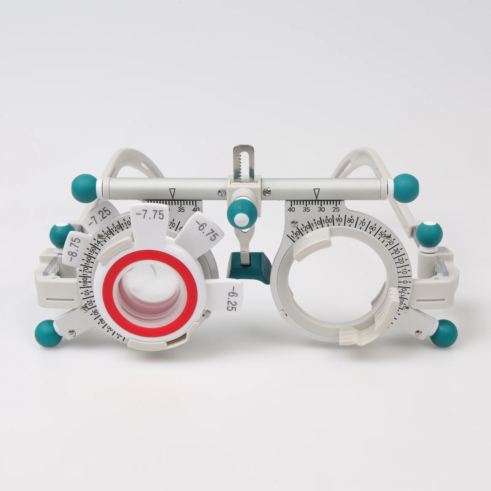 Professional Trial Frame Premium Aluminum , 5-Lens Insert Capacity, Adjustable Temples PD (48-80mm) for Adults & Kids