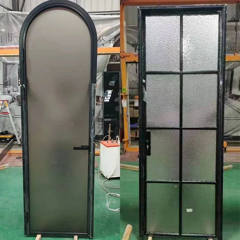 

Интернет-знаменитость раздвижная ванная комната решетка стеклянная дверь алюминиевая узкая боковая одинарная и двойная упаковка дверей и окон