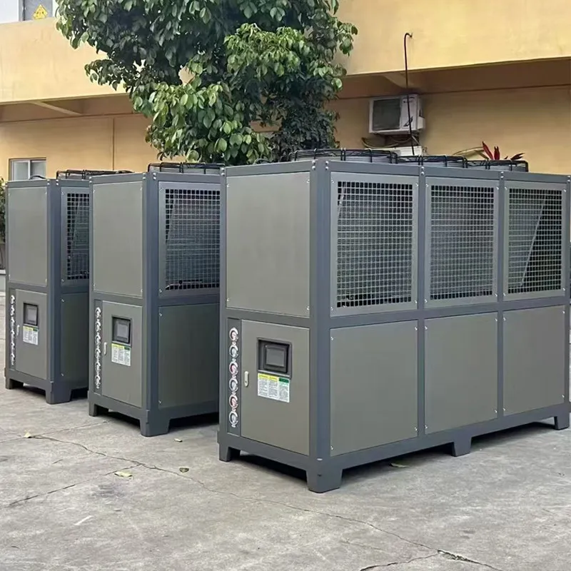 Factory Direct 2026 Air-cooled industrial chiller 10hp ice water machine 20 horse water refrigeration cycle refrigeration heat e