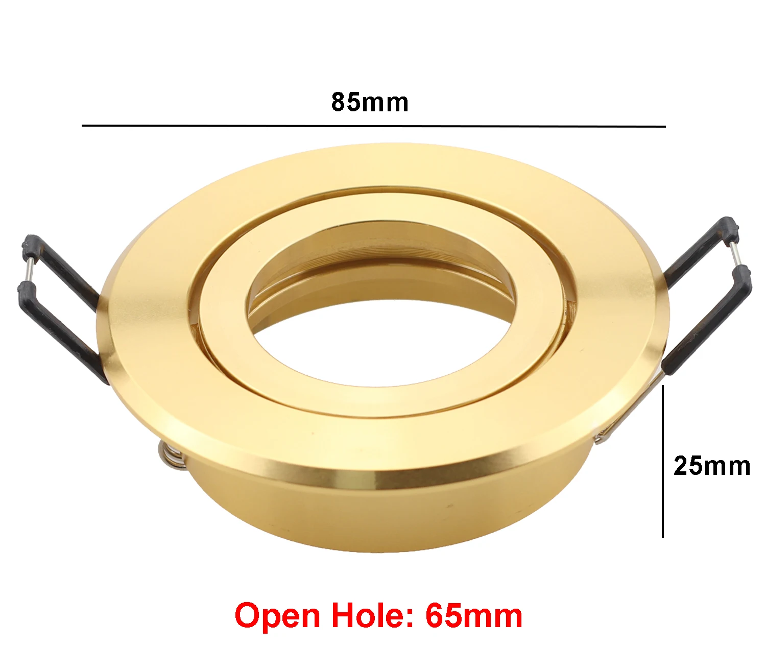 Lámpara LED para decoración del hogar, carcasa de luz de globo ocular GU10, foco empotrado, Bombilla de marco, 6W, MR16