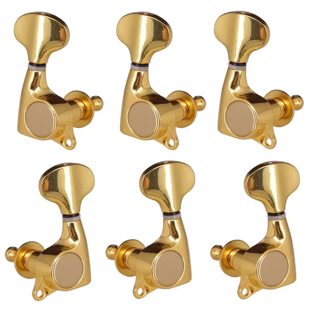 6Pcs Sealed String Tuning Pegs Machine Heads for ELectric Guitar 3R3L