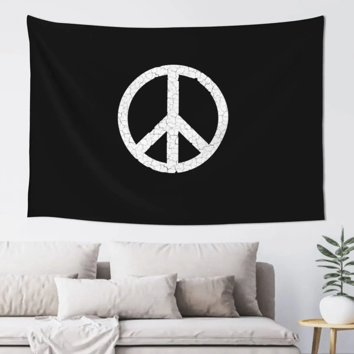 

Peace Symbol Vector image Tapestry Japanese Room Decor Wall Hangings Decoration Aesthetic Room Decoration Tapestry