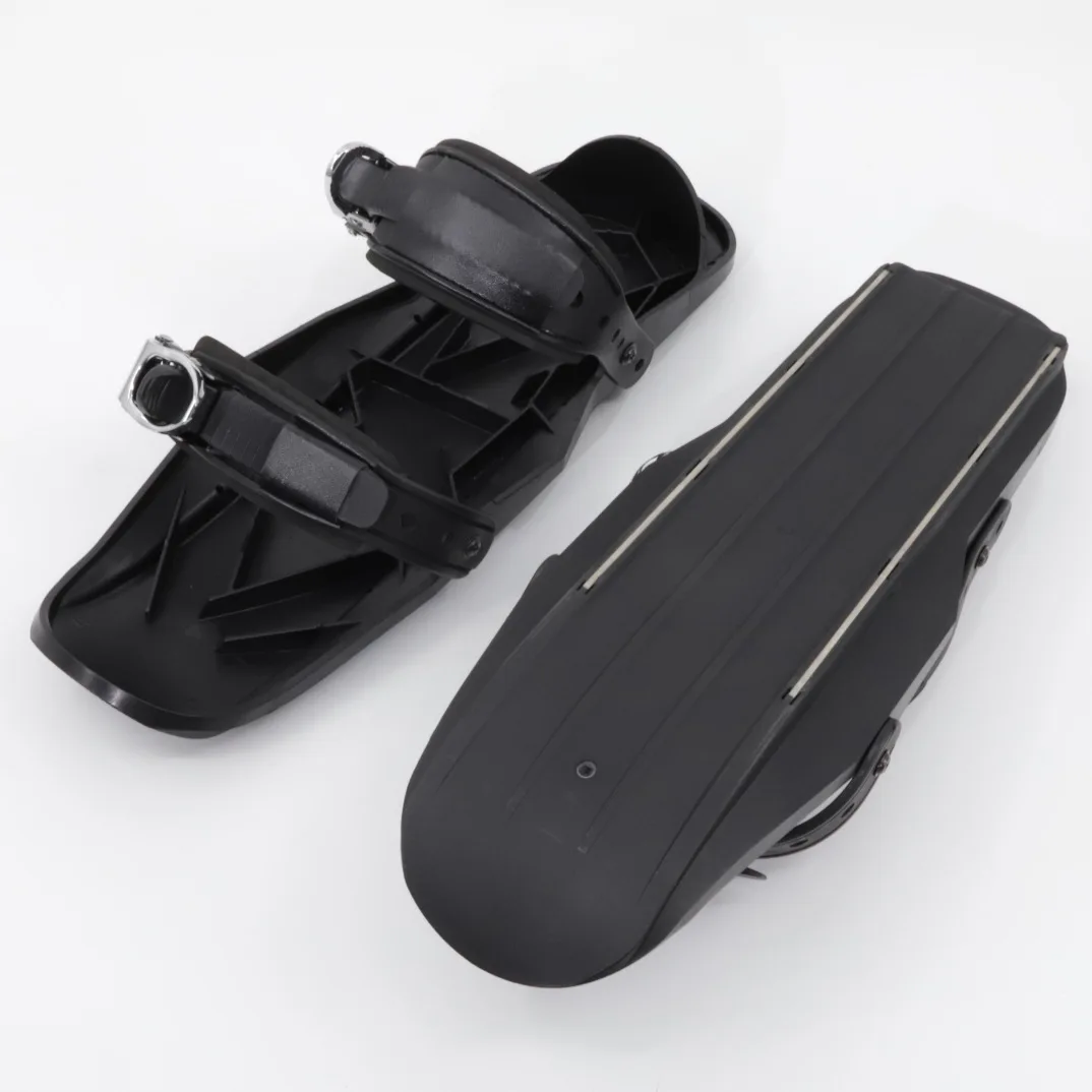 Mini Short Ski Skates Skis Boots Skiboards Adjuatable Adults Short Shoe Snowblades Portable for Winter Outdoor Sports Snow Board view 3