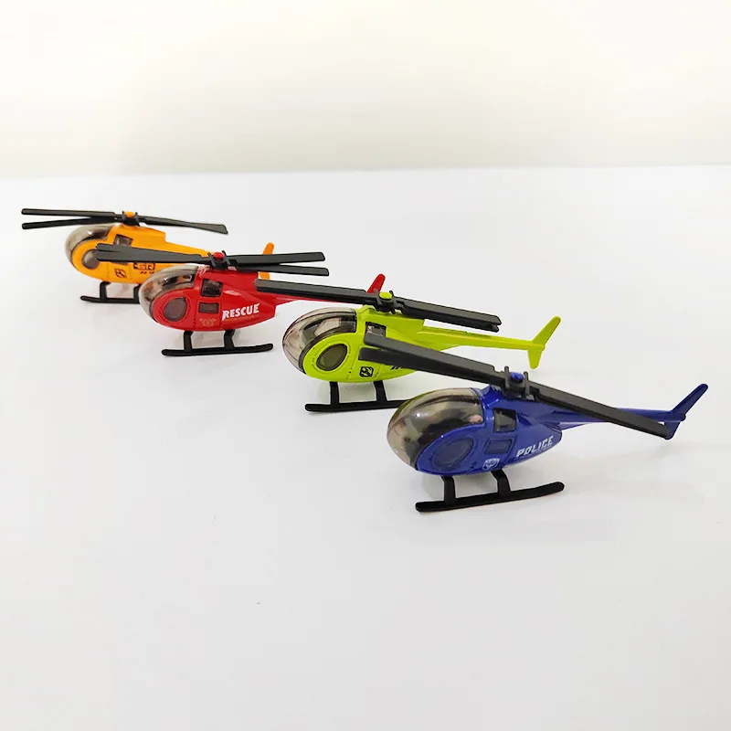 Children’s Toy Gift Interesting Knowledge Aircraft Helicopter Alloy Model Airplane Toy for Boy Girl Birthday Toy 1PCS