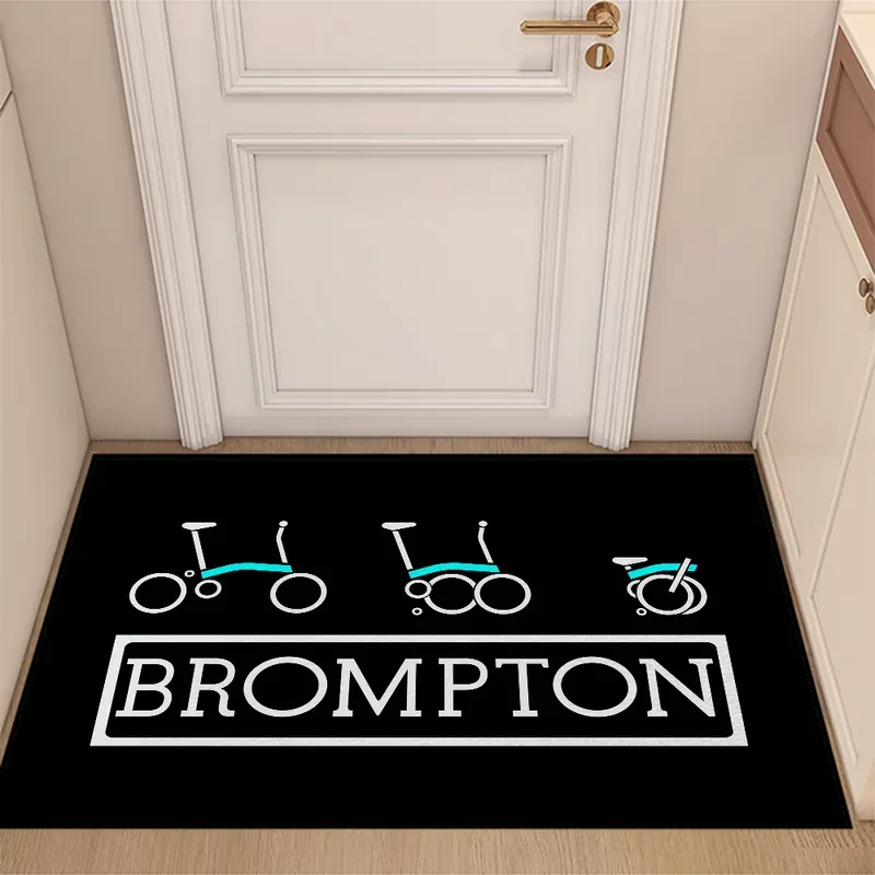 Custom Bromptones Bathroom Mat for Hallway on the Floor Cute Room Decor Bedrooom Carpet for Home Entrance Modern Home Decorat #