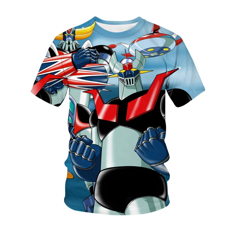 

Pop Mazinger Z Graphic T Shirt 3D Printed Anime Men Streetwear Tops Women Oversized Tops Kids Boys Harajuku Y2k Fashion Clothing