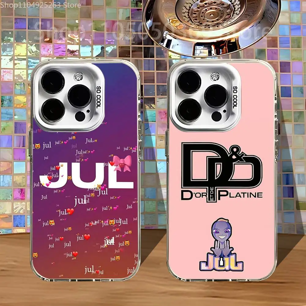 

Jul Franch Rapper Phone Case For iPhone 16,15,14,13,12,11,Pro,XS,Max,Plus,Mini,SE4,E White Matte Shockproof Cover