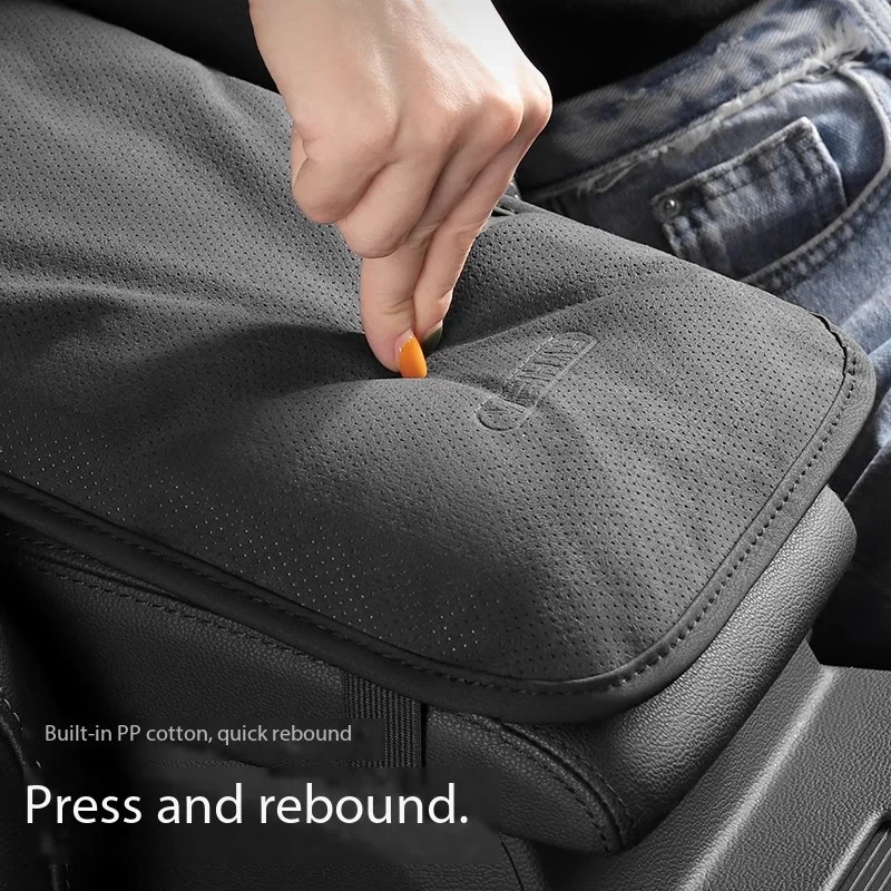 Car Acesssories 2023 Armrest For Car Centrol Rest For Inside The Car Suede Cushion Raised Cushion Universal For Audi BMW Benz