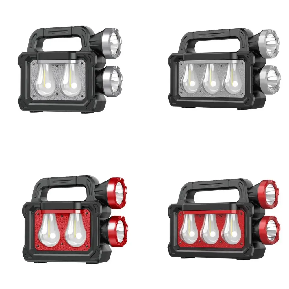 

With Solar Charging Pane Solar LED Light Super Bright USB Rechargeable Strong Light Portable Lamp Durable Energy Conservation