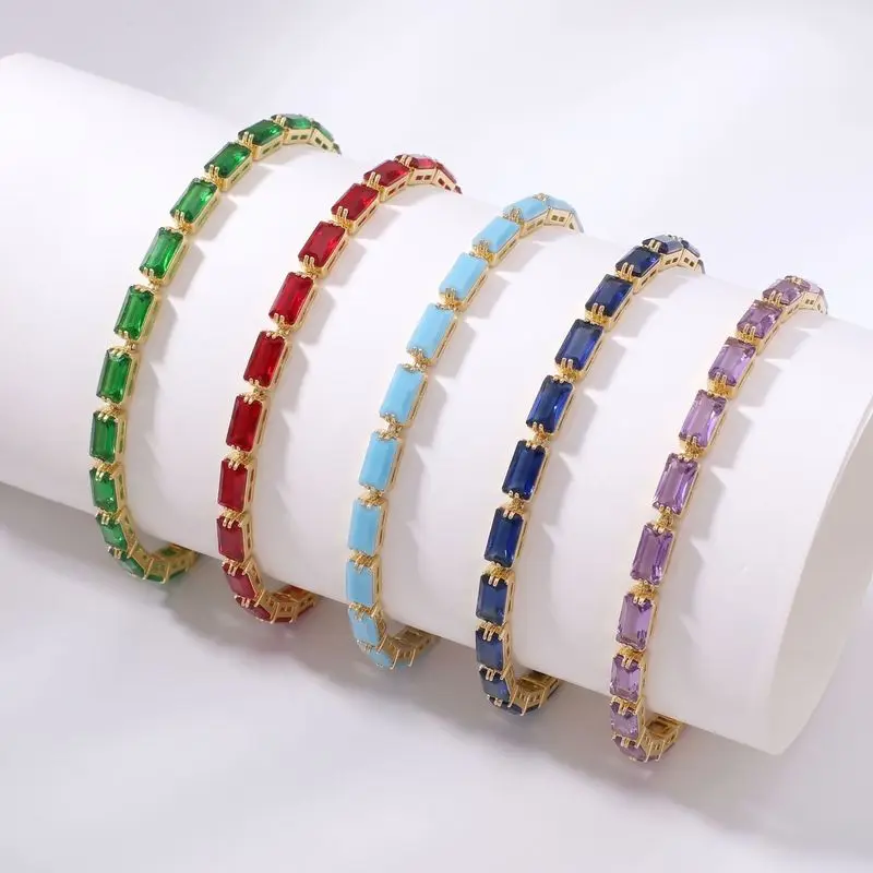 New Copper-Inlaid Zirconium Pull-Out Bracelet, Light Luxury, High-End, Fashionable And Versatile Bracelet Jewelry