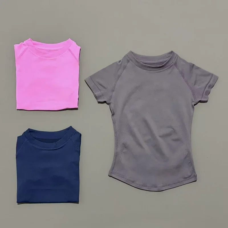 

Спортивный топ с короткими рукавами HISTELLO, бесшовное трико для йоги, женская спортивная футболка для бега, рубашки для тренировок, спортивный жилет для фитнеса