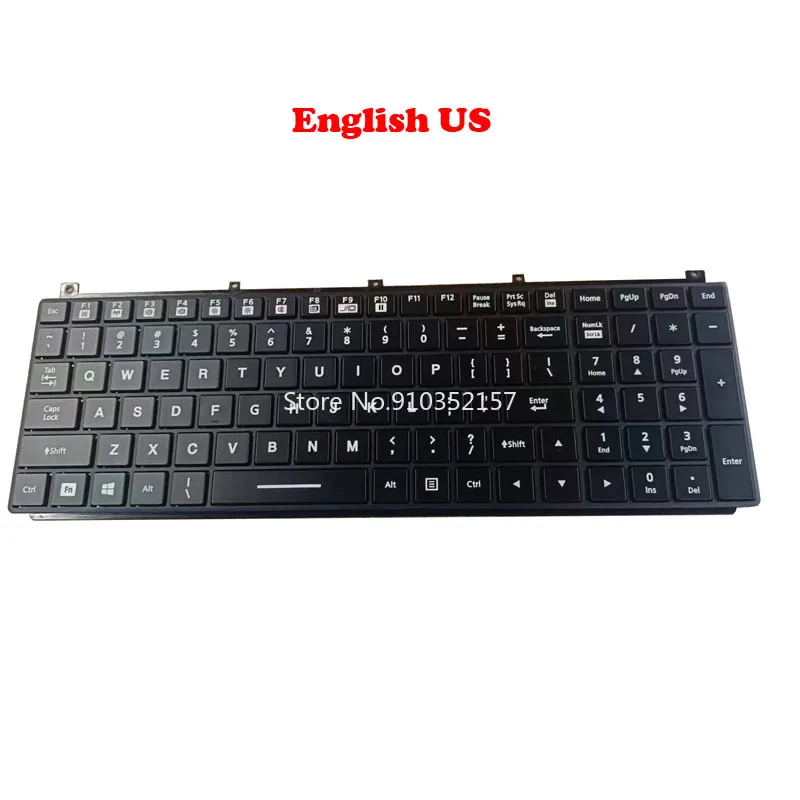

Laptop Backlit Keyboard For Geatc X600 Pro G1 X600 Server G1 English Black Frame