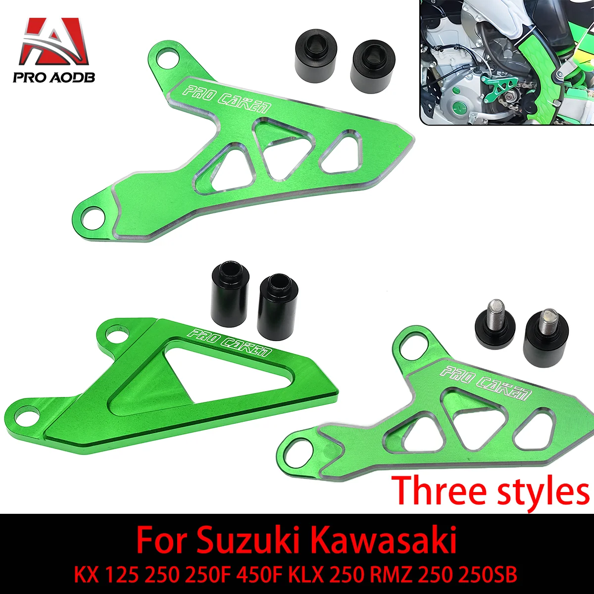 

Motorcycle CNC Front Sprocket Chain Guard Cover For Kawasaki Suzuki RMZ250 250SB KX125 250 250F 450F KLX250 Etc Model Motocross