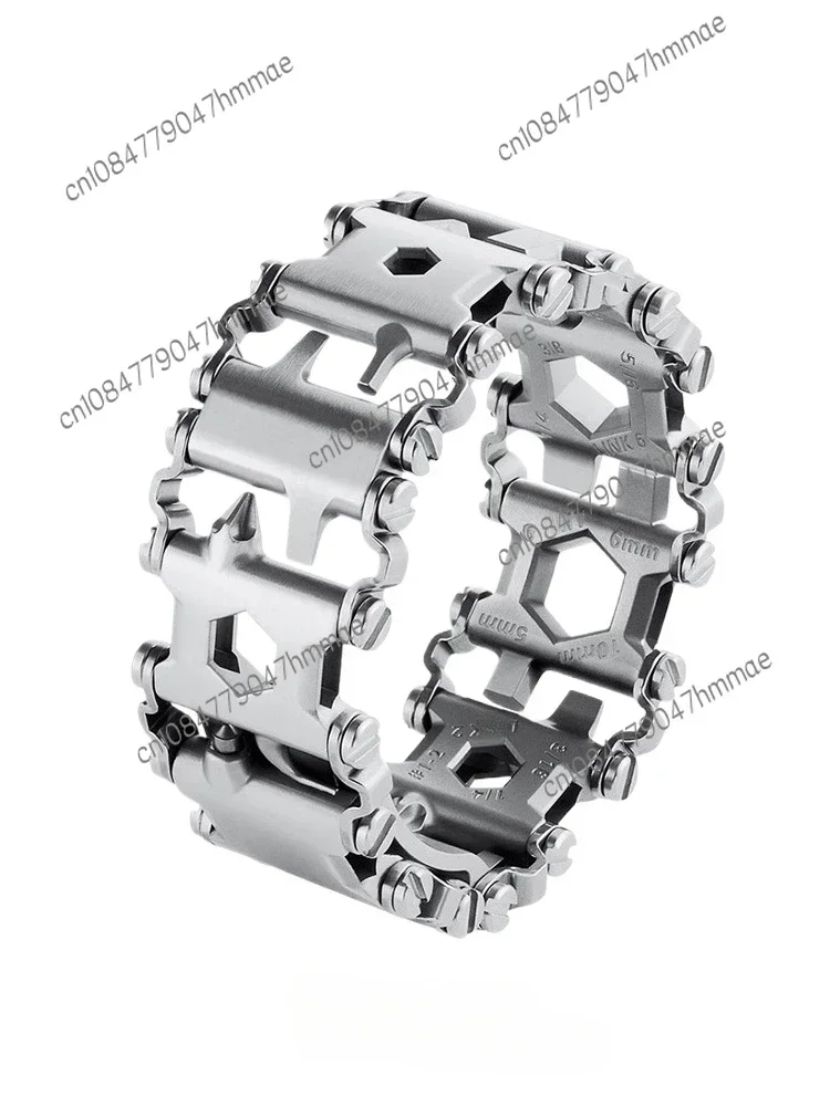 Multifunctional stainless steel bracelet outdoor camping survival tool