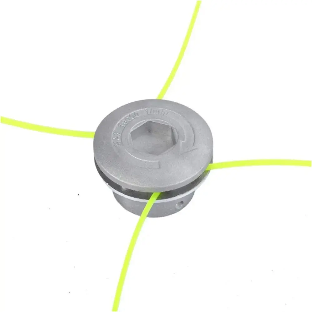 Brush Cutter Head Gardening Weed Machine Aluminum Construction Universal Trimmer Head Four Trimmer Lines Lawn Mower Accessories