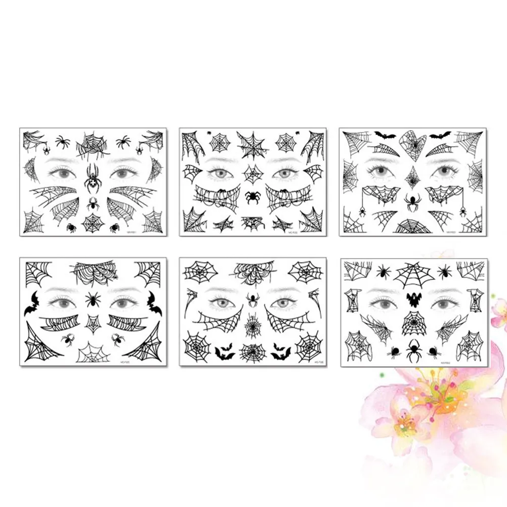 

Наклейки-паутина, временные наклейки-паутина, наклейки на Хэллоуин